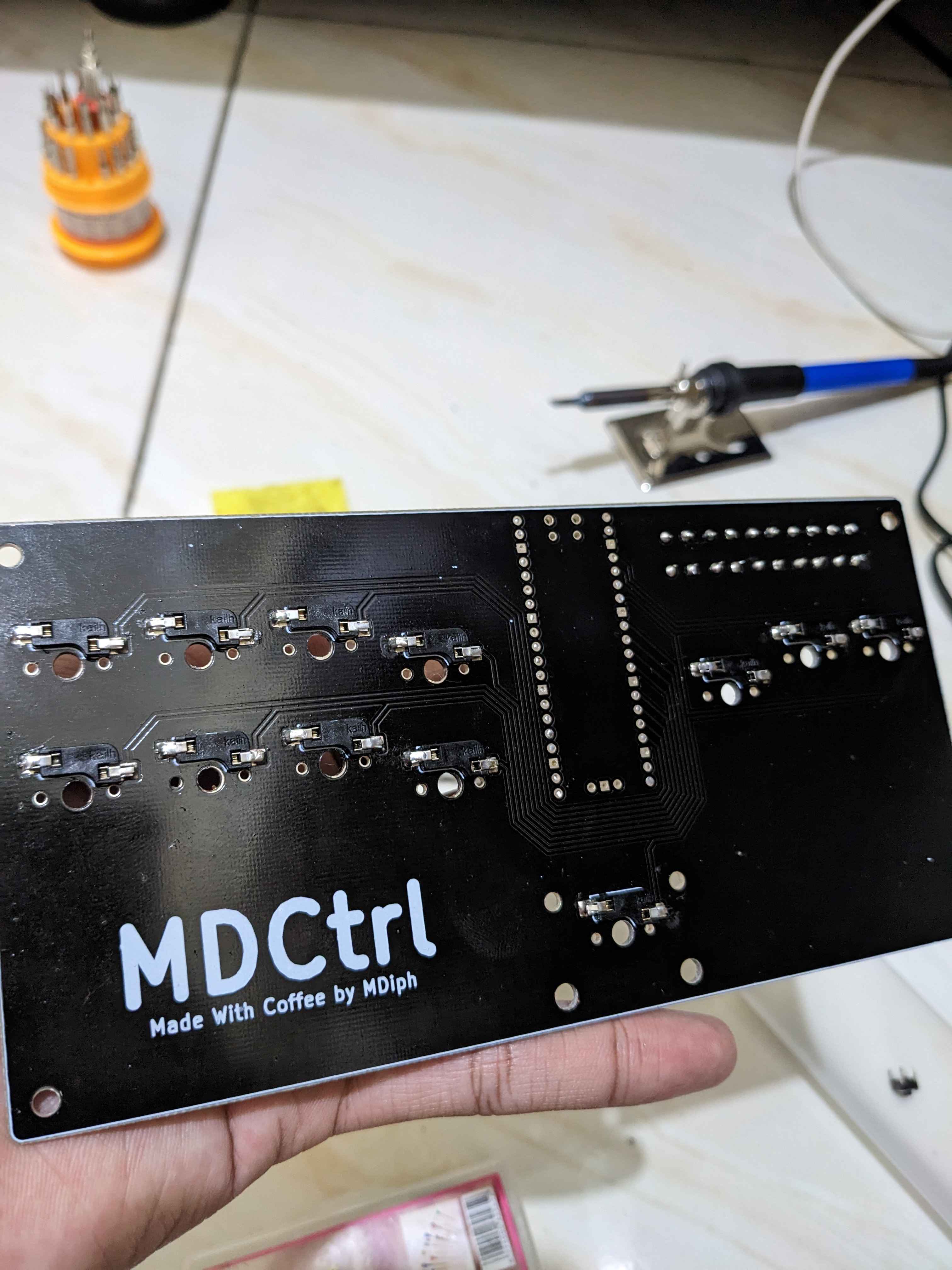 Soldered Hotswap Socket